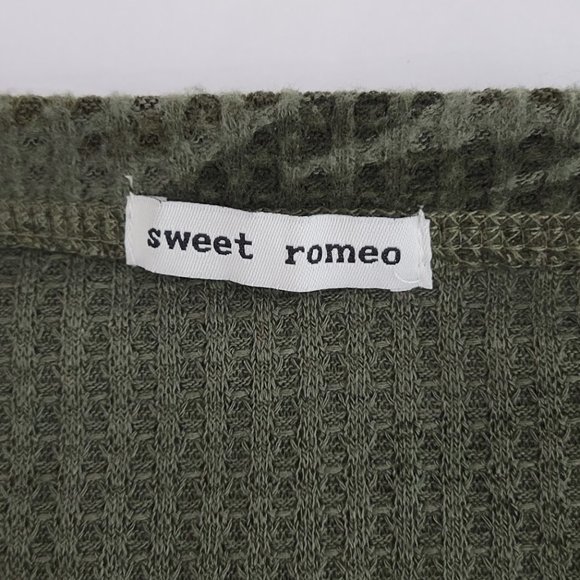 SWEET ROMEO Thermal Pullover Top green - Picture 6 of 7